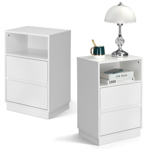2er set nachtschrank kommode - set,