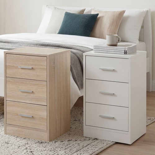 Nachttisch holz schublade - nachttisch,