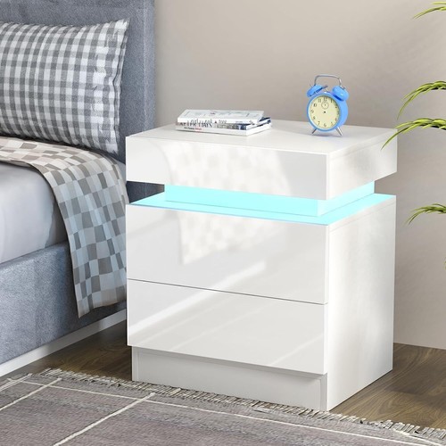 Weiß nachttisch rgb - weiß,