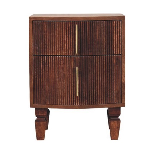 Nachttisch mangoholz massiv - mangoholz,