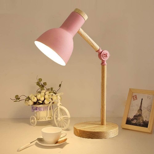 Led nachttischlampe aus holz - led,