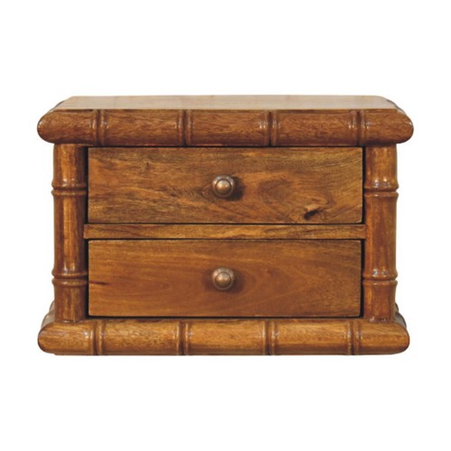 Nachttisch mangoholz massiv - mangoholz,