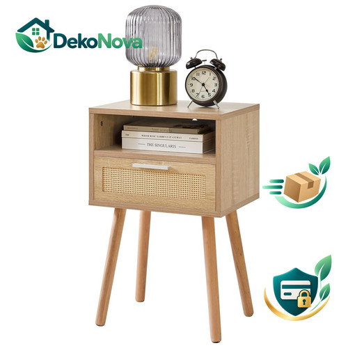 Nachttisch rattan - nachttisch,