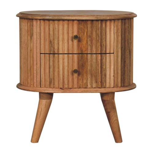 Nachttisch mangoholz massiv - nachttisch,