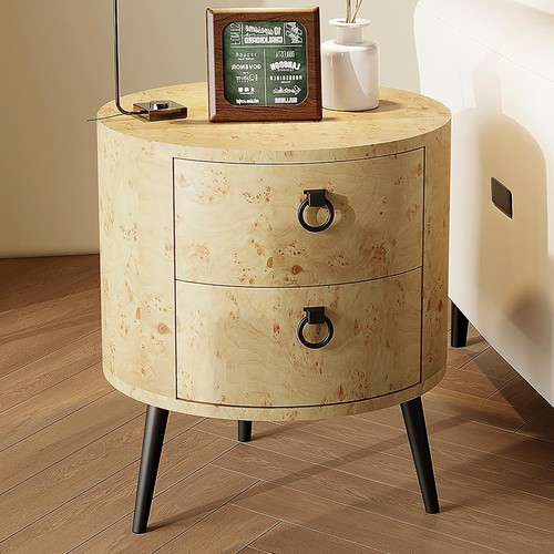 Runder beistelltisch holz - beistelltisch,