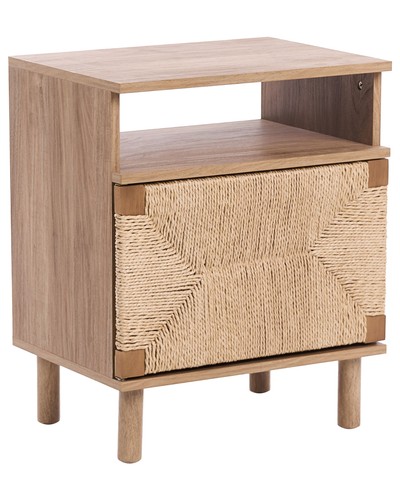 Nachttisch holzoptik hellbraun - nachttisch,